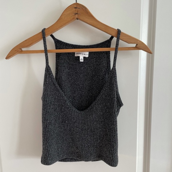 Community Crop Top Grey XS - Picture 1 of 2